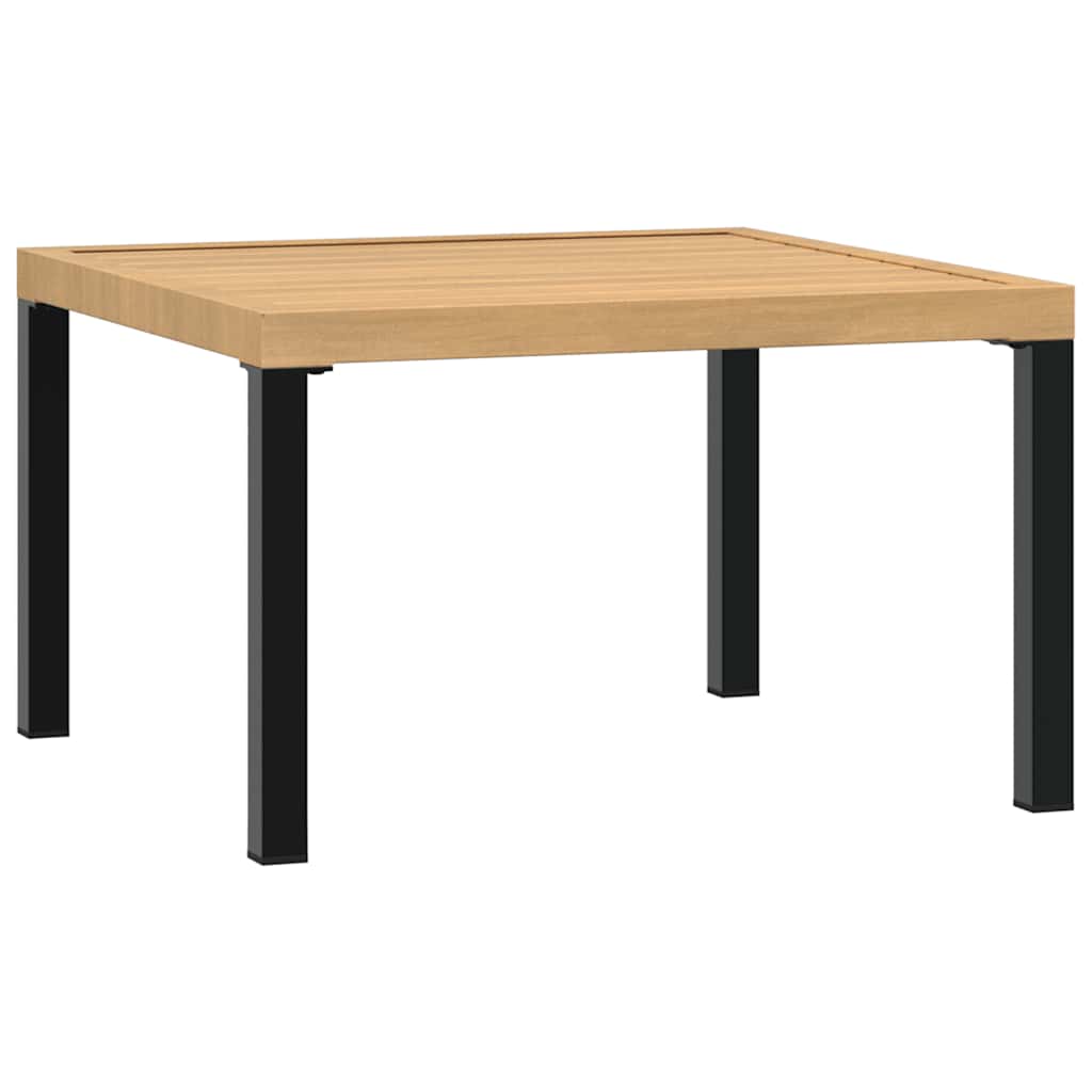 2-tlg. Garten-Sofagarnitur mit Kissen Schwarz Aluminium