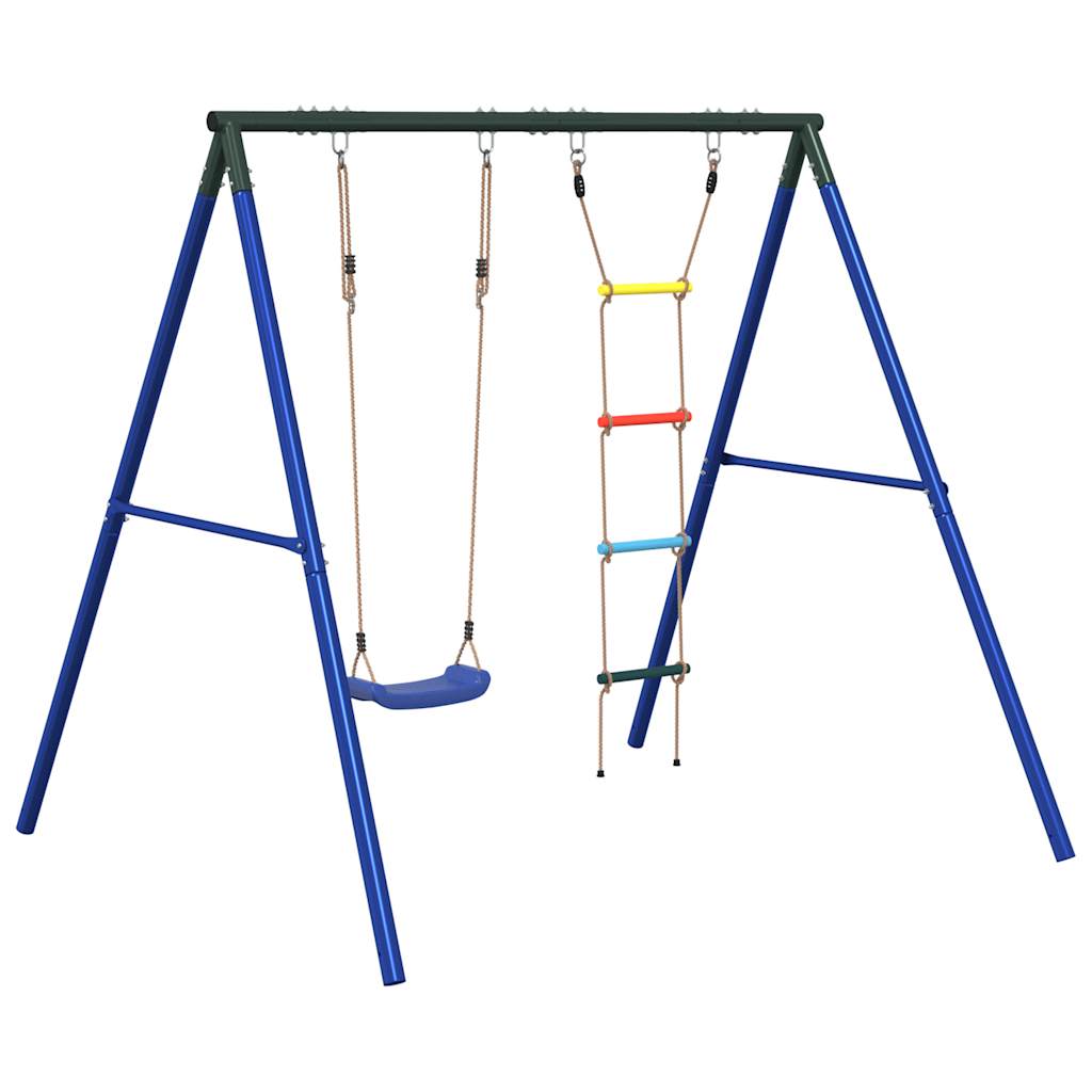Schaukel-Set mit Schaukelsitz und Strickleiter