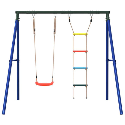Schaukel-Set mit Schaukelsitz und Strickleiter