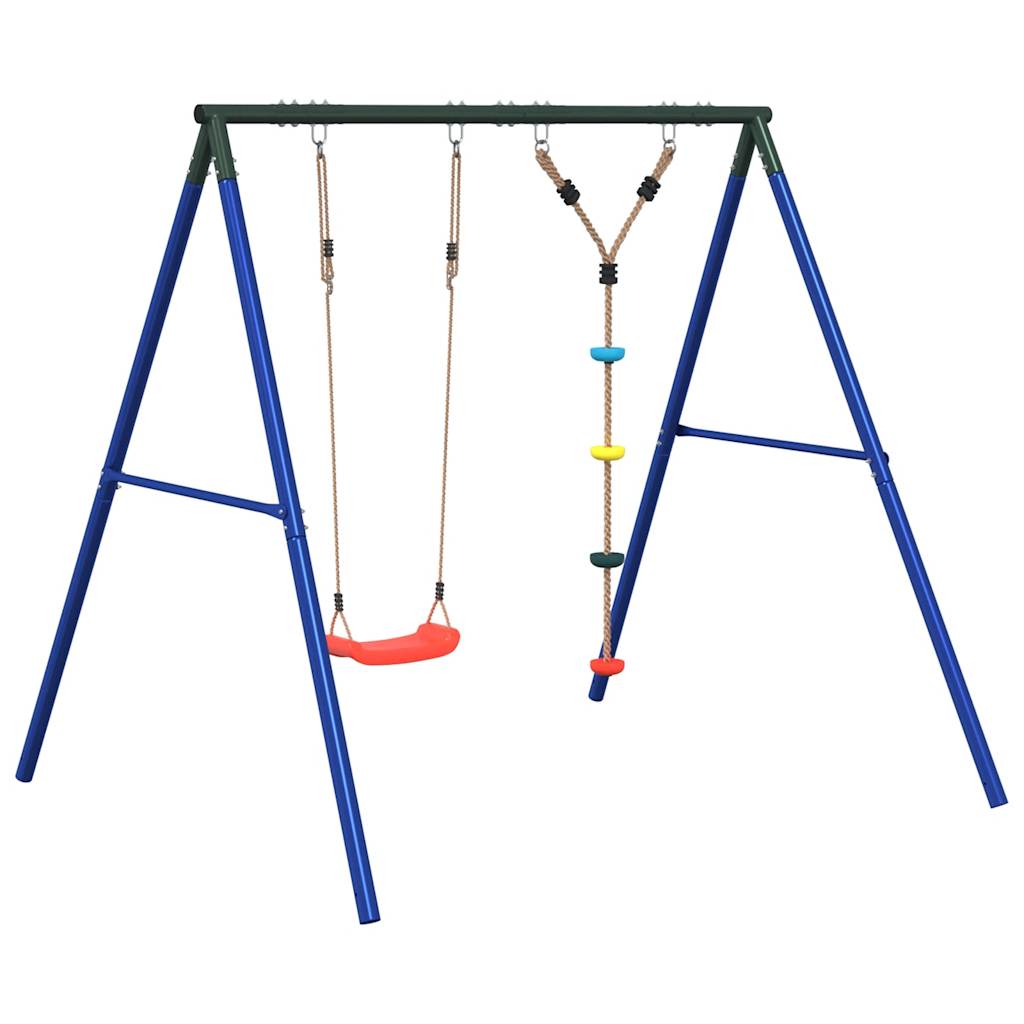 Schaukel-Set mit Schaukelsitz und Kletterschaukel