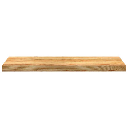 Treppenstufen 2 Stk. Hellbraun 80x30x2 cm Massivholz Eiche