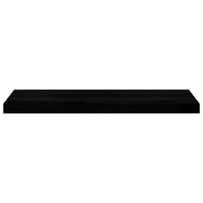 Treppenstufen 2 Stk. Dunkelbraun 80x25x2 cm Massivholz Eiche