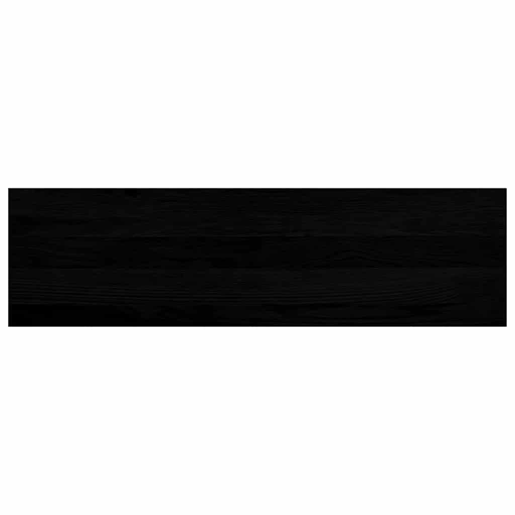 Treppenstufen 2 Stk. Dunkelbraun 90x25x2 cm Massivholz Eiche