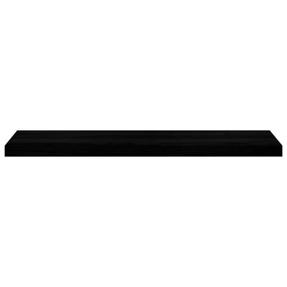 Treppenstufen 2 Stk. Dunkelbraun 100x25x2 cm Massivholz Eiche
