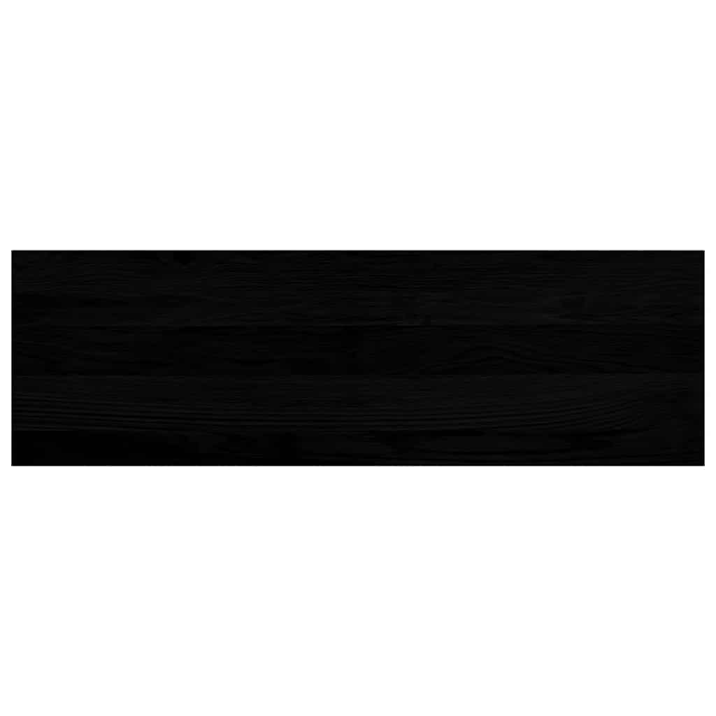 Treppenstufen 2 Stk. Dunkelbraun 80x30x2 cm Massivholz Eiche