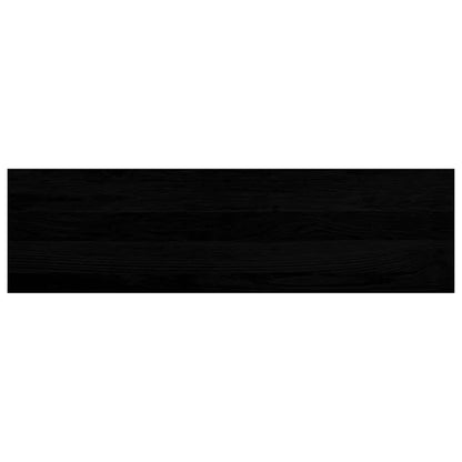 Treppenstufen 2 Stk. Dunkelbraun 90x30x2 cm Massivholz Eiche