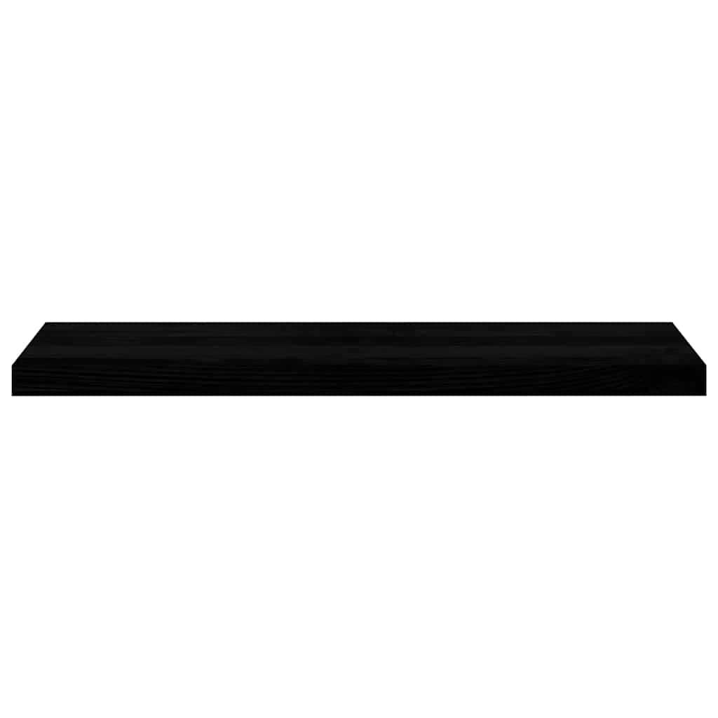 Treppenstufen 2 Stk. Dunkelbraun 90x30x2 cm Massivholz Eiche