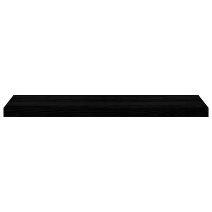 Treppenstufen 2 Stk. Dunkelbraun 90x30x2 cm Massivholz Eiche