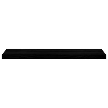 Treppenstufen 2 Stk. Dunkelbraun 100x30x2 cm Massivholz Eiche