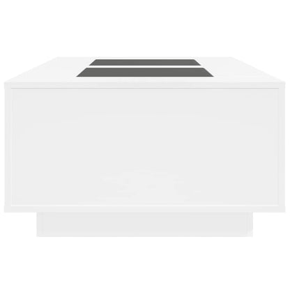 Couchtisch mit Infinity-LED Weiß 116x69x40 cm