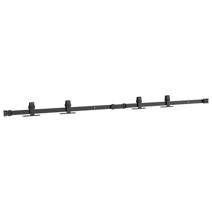 Schiebetürbeschlag Set für Schranktüren 152 cm Karbonstahl