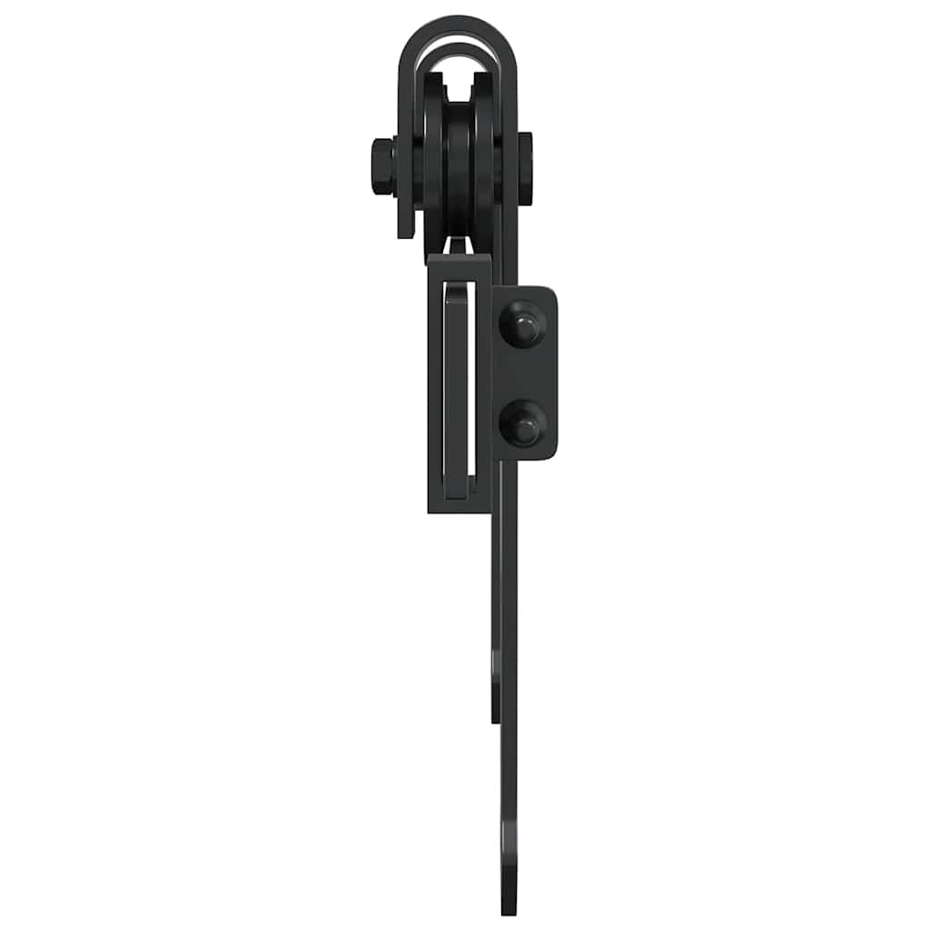 Schiebetürbeschlag Set für Schranktüren 91 cm Karbonstahl