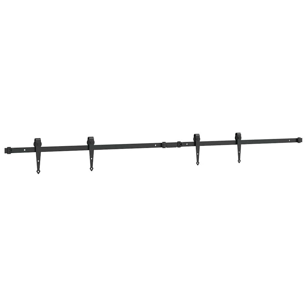 Schiebetürbeschlag Set für Schranktüren 183 cm Karbonstahl