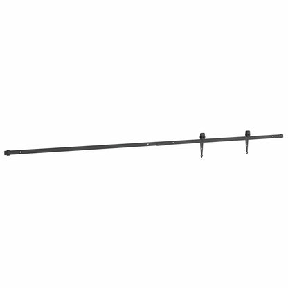 Schiebetürbeschlag Set für Schranktüren 213 cm Karbonstahl
