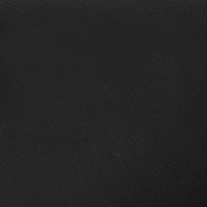 Bettgestell ohne Matratze Schwarz Vollkunstleder