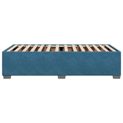 Bettgestell Blau 90x190 cm Samt