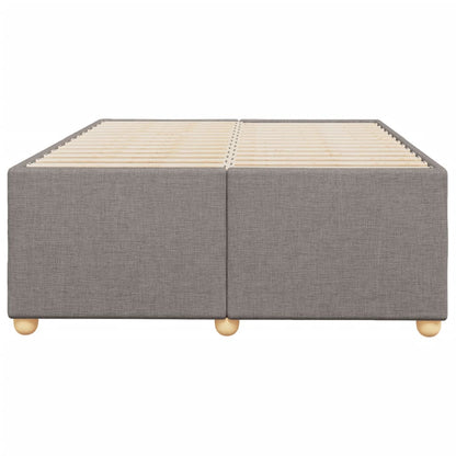 Bettgestell ohne Matratze Taupe 120x190 cm Stoff