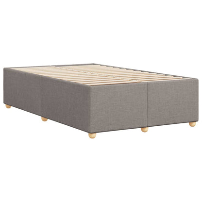 Bettgestell ohne Matratze Taupe 120x190 cm Stoff