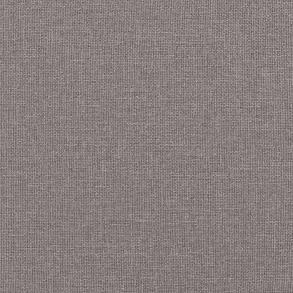 Bettgestell ohne Matratze Taupe 120x200 cm Stoff