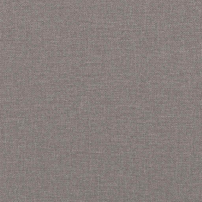 Bettgestell ohne Matratze Taupe 200x200 cm Stoff