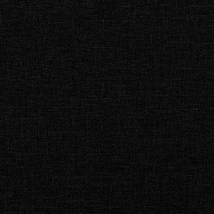 Boxspringbett mit Matratze Schwarz 140x200 cm Stoff