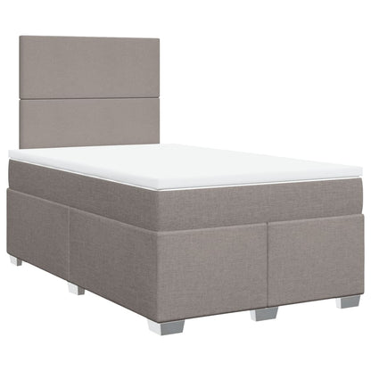 Boxspringbett mit Matratze Taupe 120x190 cm Stoff
