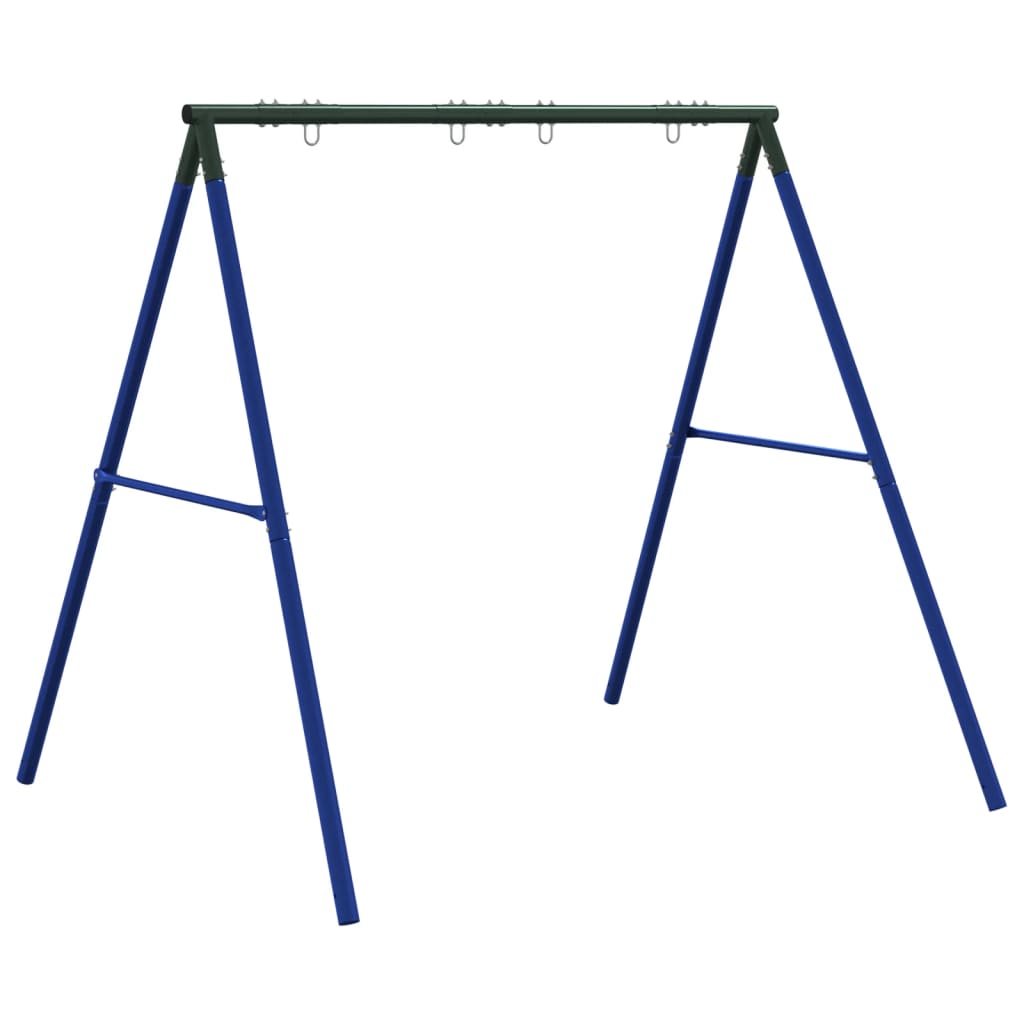 Schaukelgestell mit 4 Haken Blau Stahl