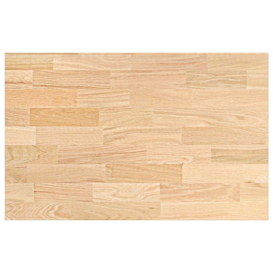 Küchenarbeitsplatte 100x63,5x2,7 cm Massivholz Eiche Rechteckig