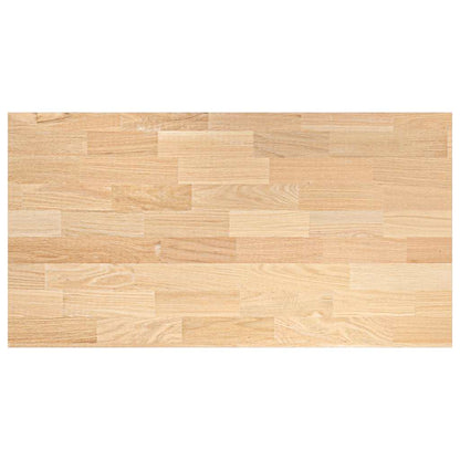 Küchenarbeitsplatte 120x63,5x2,7 cm Massivholz Eiche Rechteckig