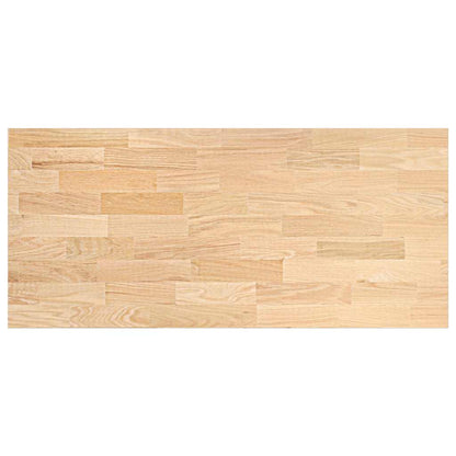 Küchenarbeitsplatte 140x63,5x2,7 cm Massivholz Eiche Rechteckig
