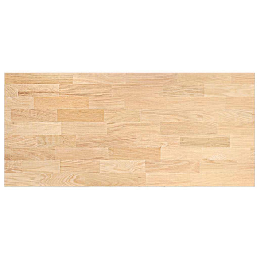 Küchenarbeitsplatte 140x63,5x2,7 cm Massivholz Eiche Rechteckig