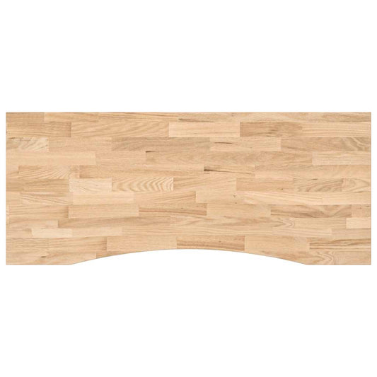 Schreibtischplatte Unbehandelt 120x50x2,5 cm Massivholz Eiche