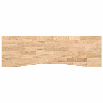 Schreibtischplatte Unbehandelt 160x50x2,5 cm Massivholz Eiche