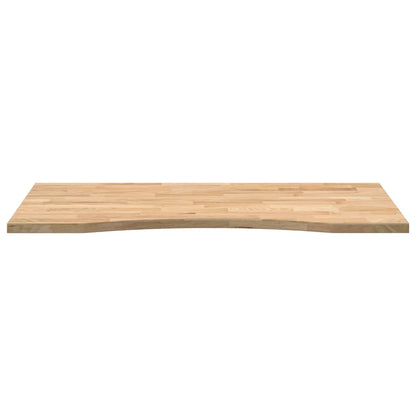 Schreibtischplatte Unbehandelt 100x60x2,5 cm Massivholz Eiche
