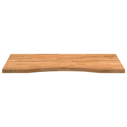 Schreibtischplatte Hellbraun 80x60x2,5 cm Massivholz Eiche