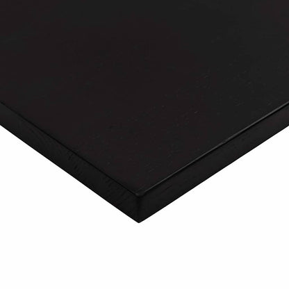 Schreibtischplatte Dunkelbraun 100x80x2,5 cm Massivholz Eiche
