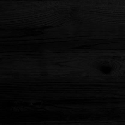 Tischplatte Dunkelbraun 120x60x4 cm Massivholz Eiche Oval