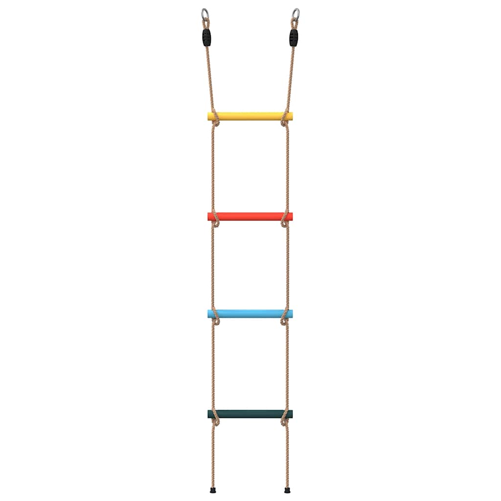 Strickleiter für Kinder mit 4 Sprossen Mehrfarbig