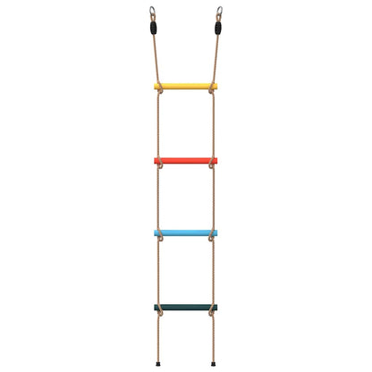 Strickleiter für Kinder mit 4 Sprossen Mehrfarbig