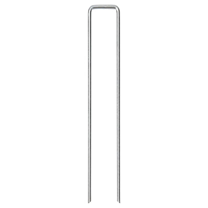 Bodenanker 50 Stk. U-Form 20x3,5 cm Verzinkter Stahl
