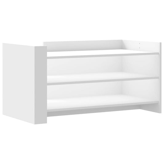 Sofabord Hvid 100x50x50 cm Træ Materiale