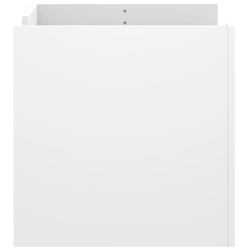 Sofabord Hvid 80x50x50 cm Træ Materiale
