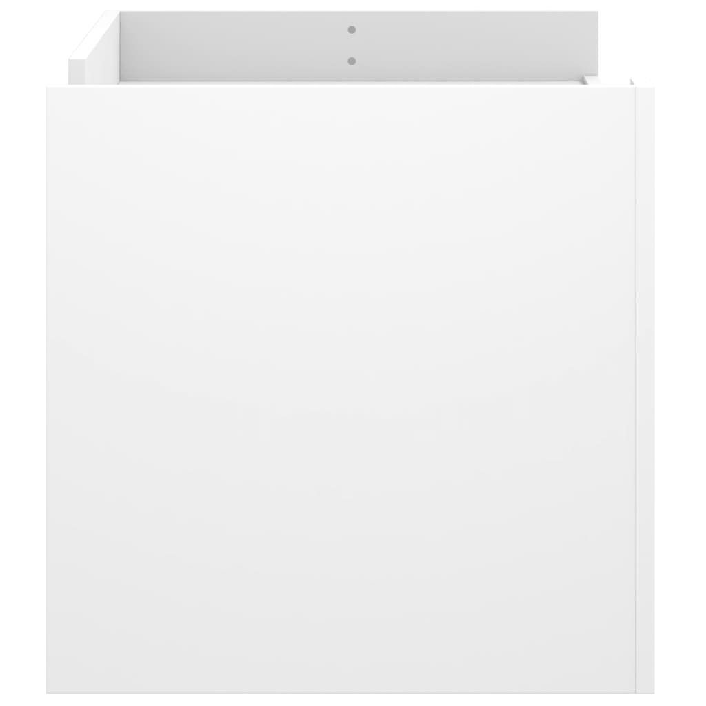 Sofabord Hvid 100x50x50 cm Træ Materiale