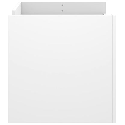 Sofabord Hvid 100x50x50 cm Træ Materiale