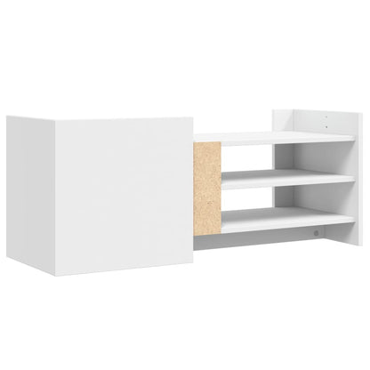 TV-Schrank Weiß 100x35x40 cm Holzwerkstoff