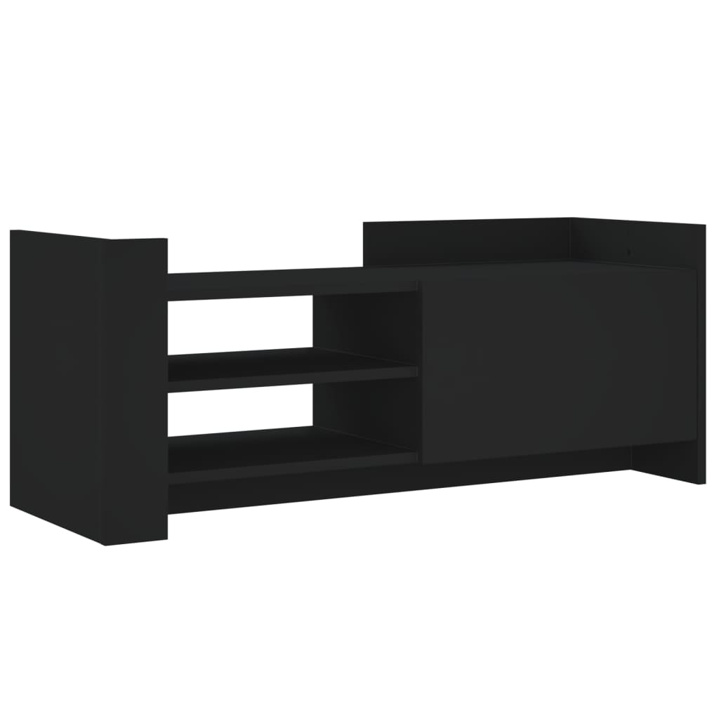 TV-skab Sort 100x35x40 cm Træ Materiale