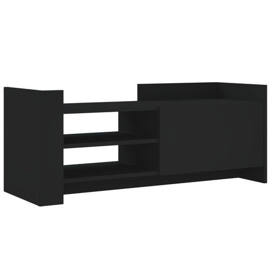 TV-skab Sort 100x35x40 cm Træ Materiale