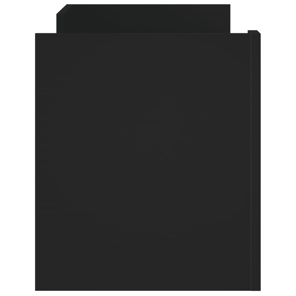TV-skab Sort 100x35x40 cm Træ Materiale