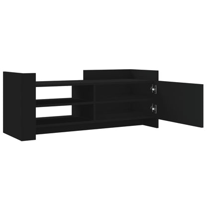 TV-skab Sort 100x35x40 cm Træ Materiale