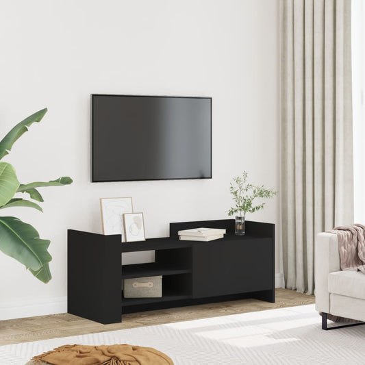 TV-skab Sort 100x35x40 cm Træ Materiale
